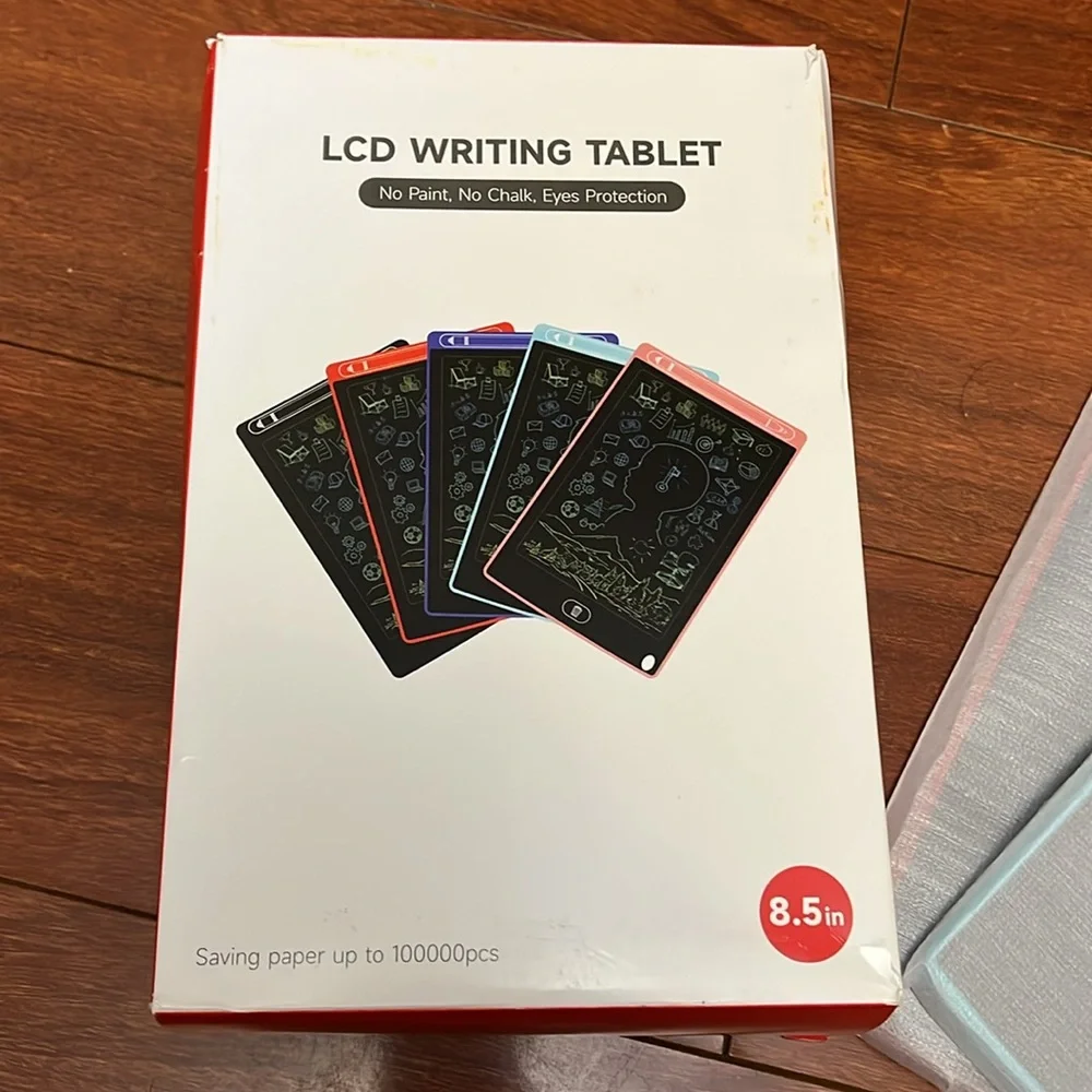 LCD Writing Tablet set of 2 (blue & red )